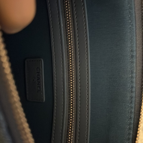 BRAND NEW Authentic Chanel Denim O Case Pouch Clutch Medium - Picture 5 of 10